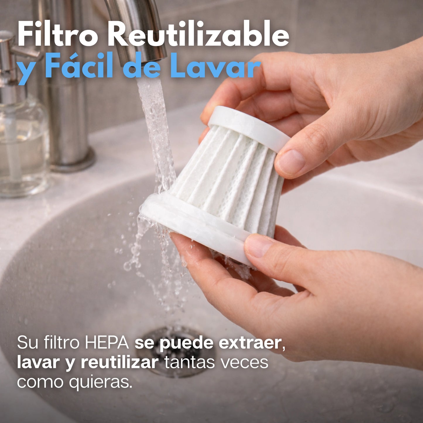 DustJet Pro | Aspiradora Portátil Multiuso Desmontable