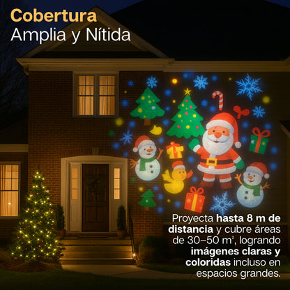 FestiRay | Proyector Led Navideño Envolvente Para Decoración