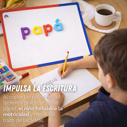 ABCPlay | Kit De Letras Magnéticas Y Pizarra Para Aprendizaje