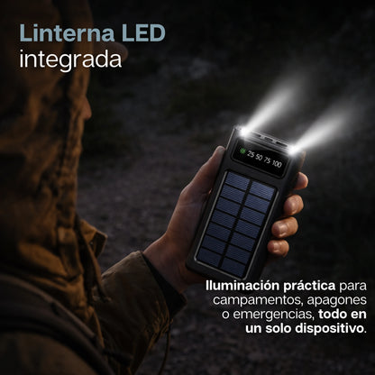 EcoVolt | Power Bank 100% Solar de 30000 Mah