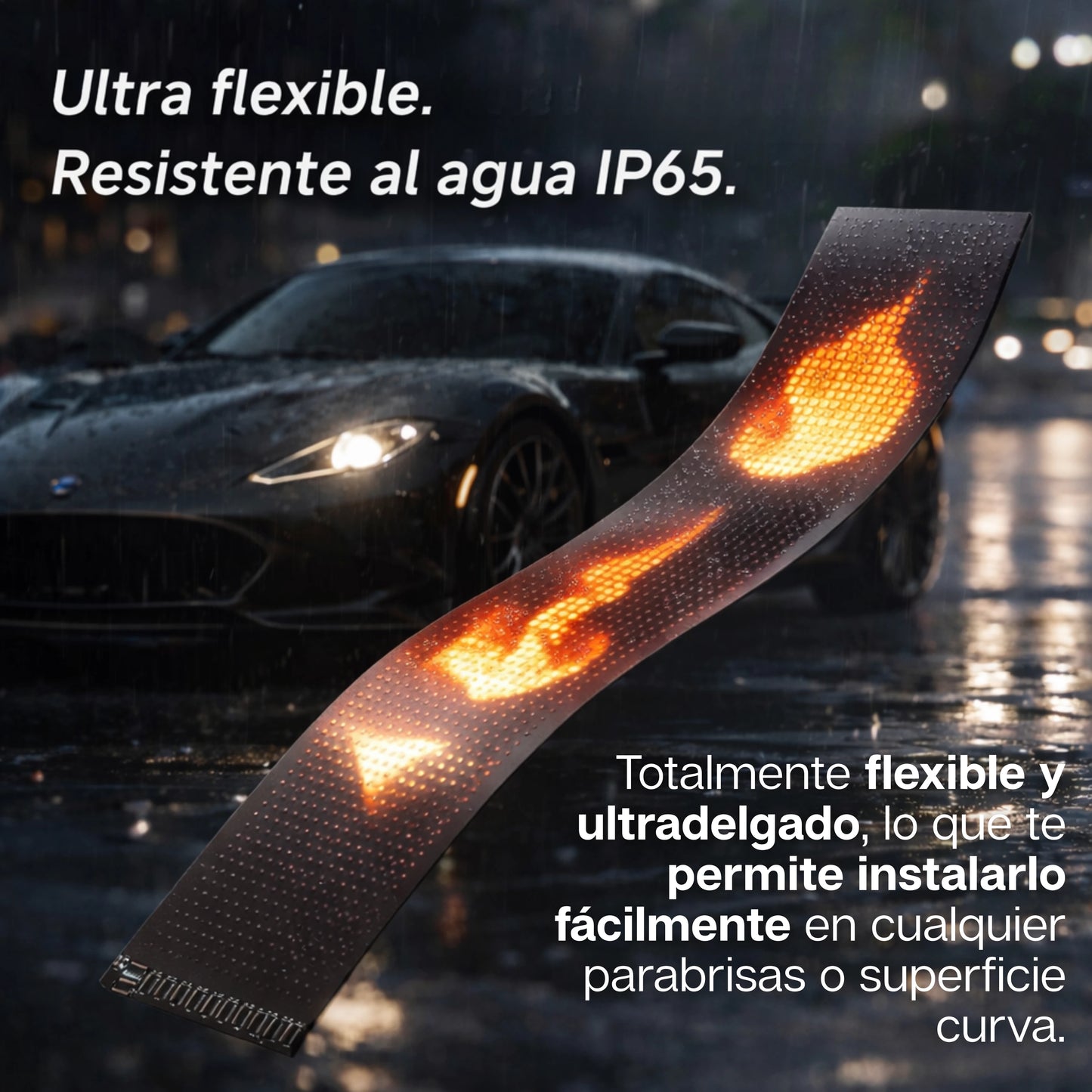 NeonRage | Letrero Led Personalizable Para Vehículo