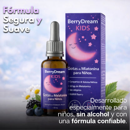 BerryDream | Suplemento Liquido Para El Sueño Infantil