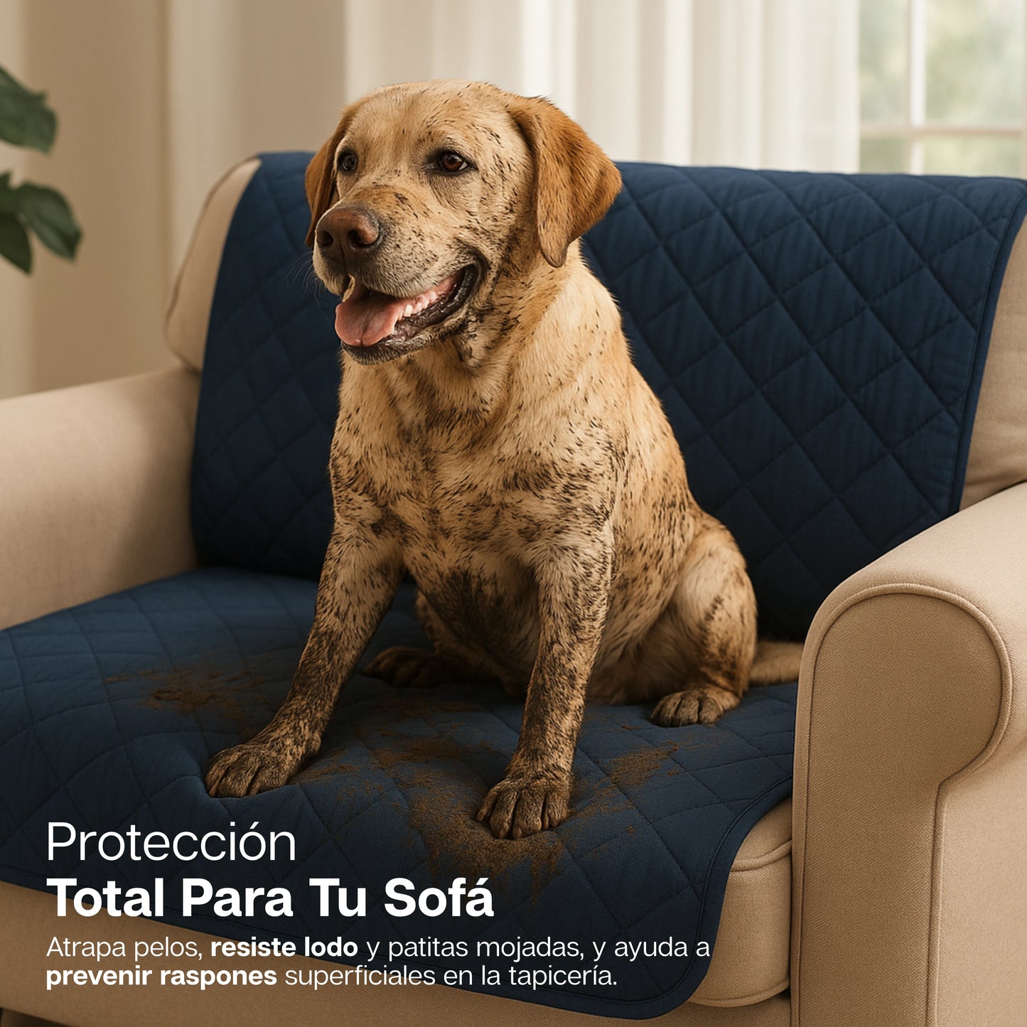 Royale | Funda Para Sofá Doble Faz Antideslizante