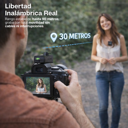 ClipSound Pro | Micrófono Inalámbrico de Solapa Profesional