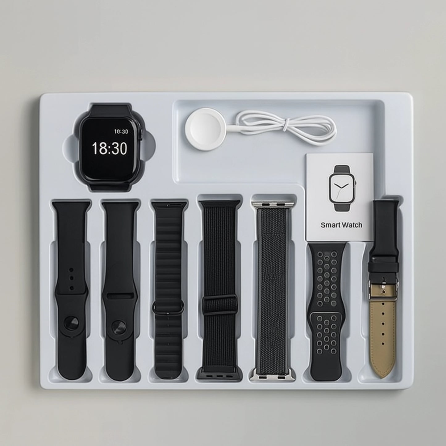 SmartPulse S9 | Smartwatch con 7 correas incluidas
