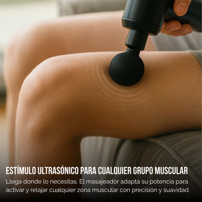 ThermoVibe + Alivara | Masajeador Ultrasónico + Crema Para Músculos