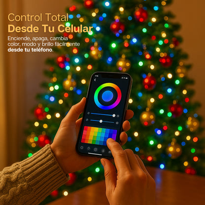 FestiSpark | Tira 10M De Luces Navideñas Inteligentes
